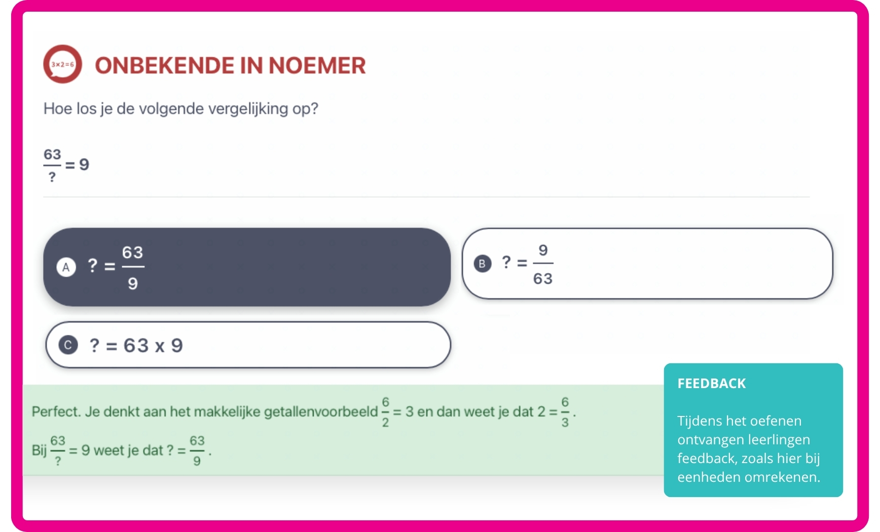 Vakoverstijgend rekenen