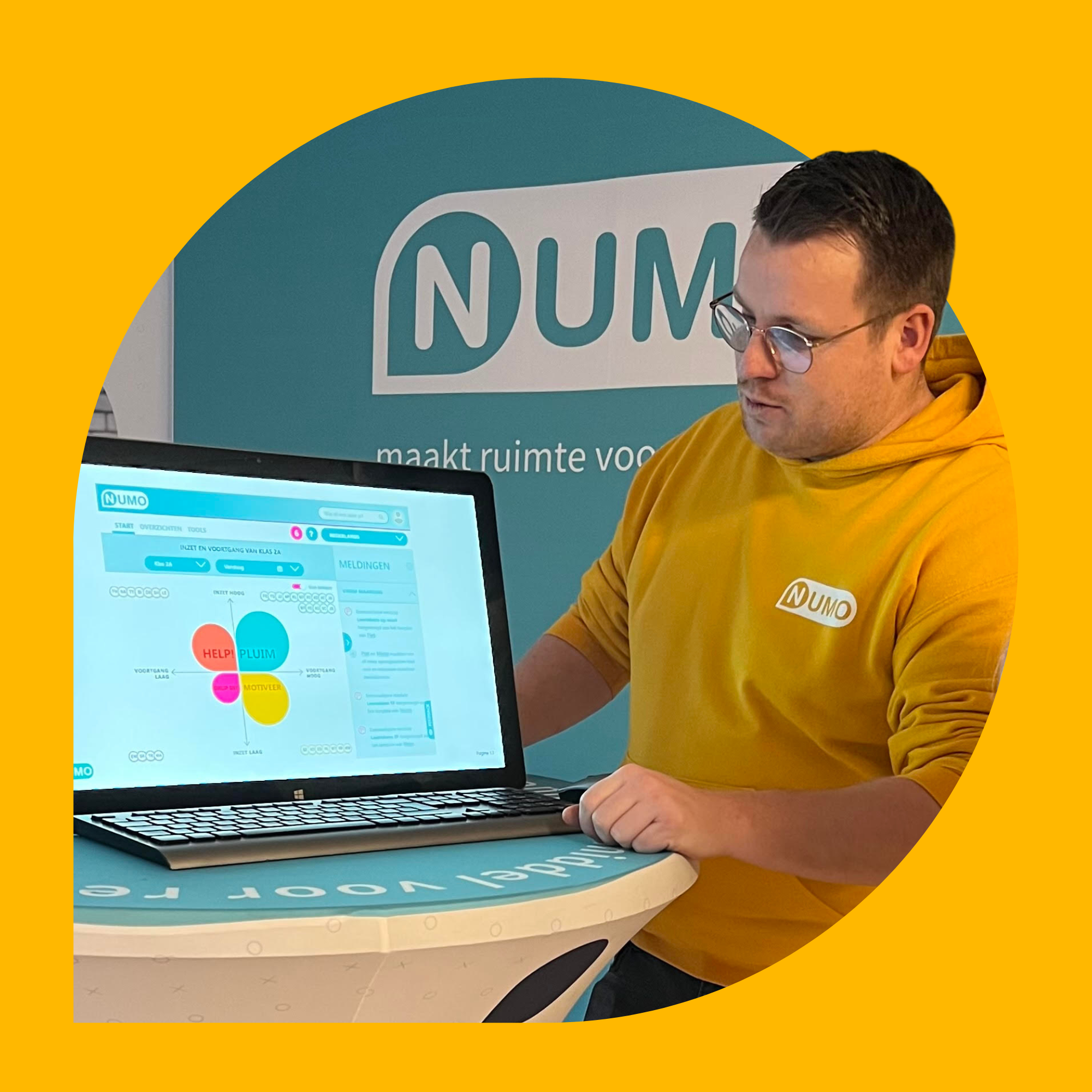 Numo presentatie op school